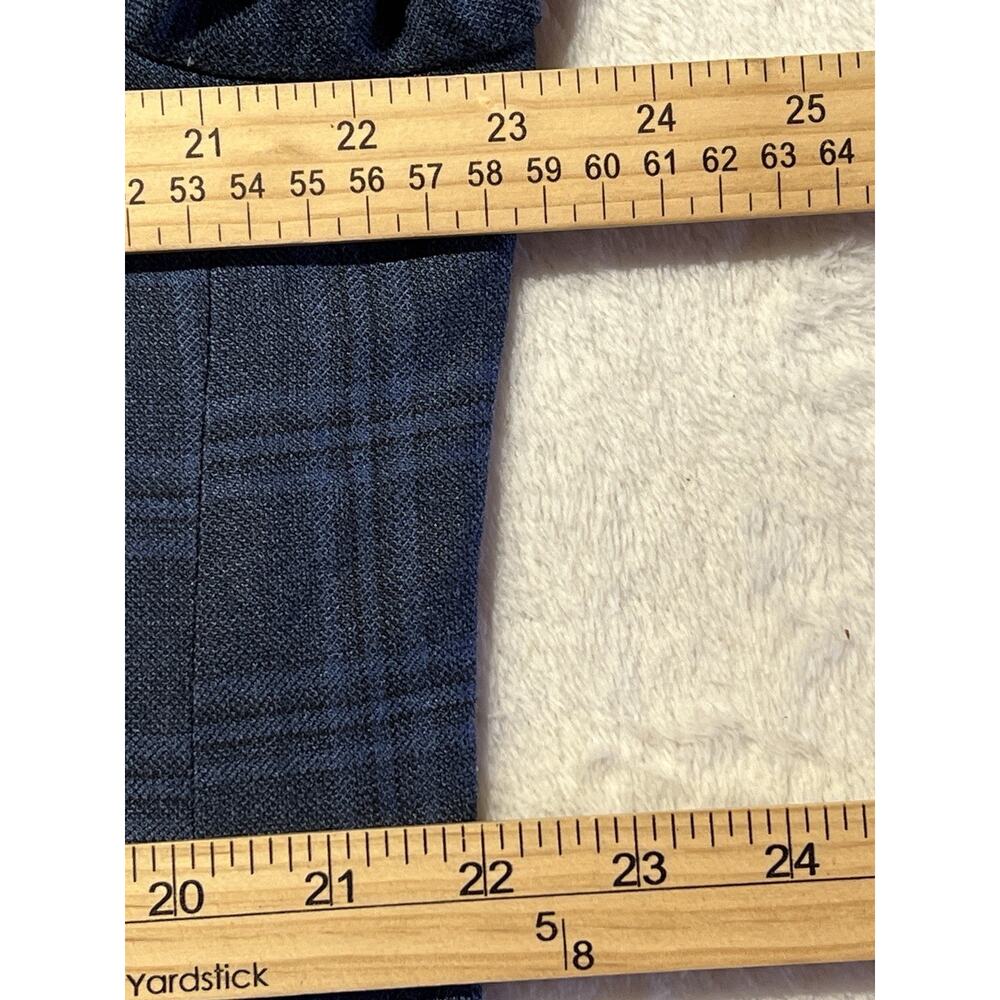 Ralph Lauren RRL 44R Blue Plaid Casual Wool Silk Designer Blazer Sport Coat - Picture 12 of 14